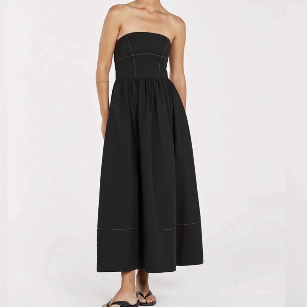 DISSH- NWT- ELIDY BLACK COTTON MAXI DRESS